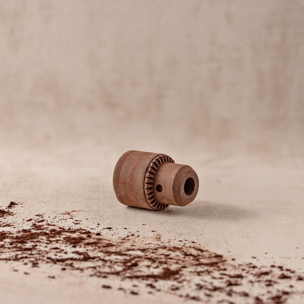 Bohrfutter aus Zartbitter Schokolade