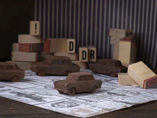 Trabant aus Schokolade