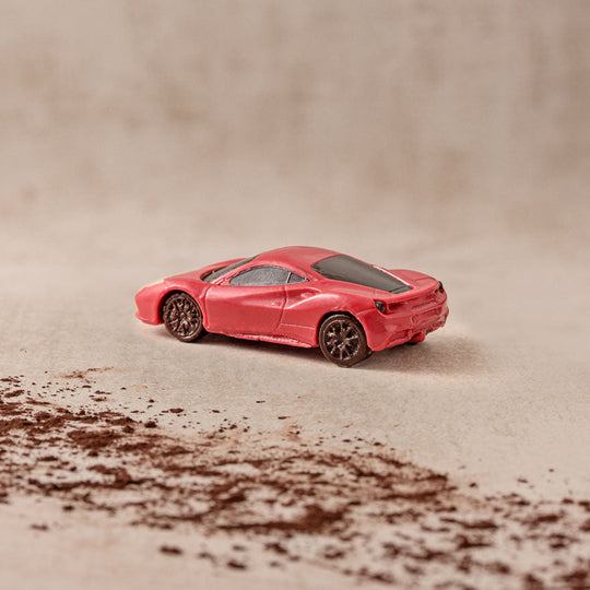Ferrari rot aus Zartbitter Schokolade 
