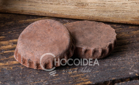 Kronkorken aus Schokolade – originelle Geschenkidee