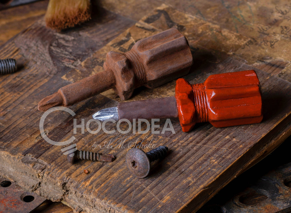 Schraubenzieher aus Schokolade – originelle Geschenkidee