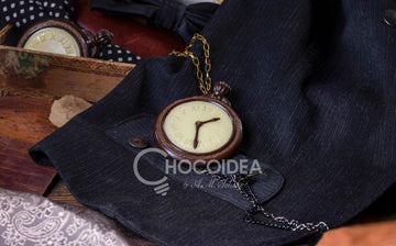Taschenuhr aus Schokolade