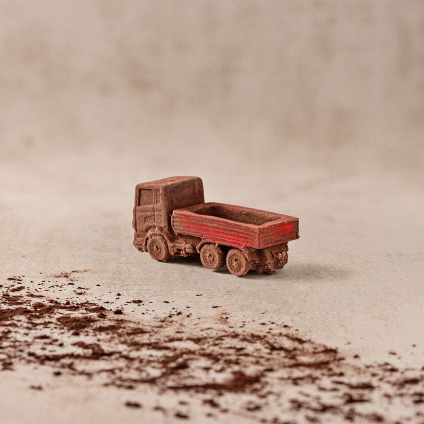 Lastwagen aus zartbitter schokolade