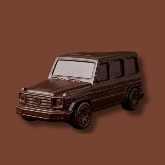 Mercedes Clase G hecho de chocolate