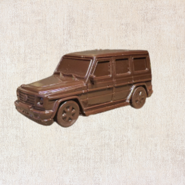 Mercedes G-Klasse aus Schokolade – Kraft, Stil und Abenteuer