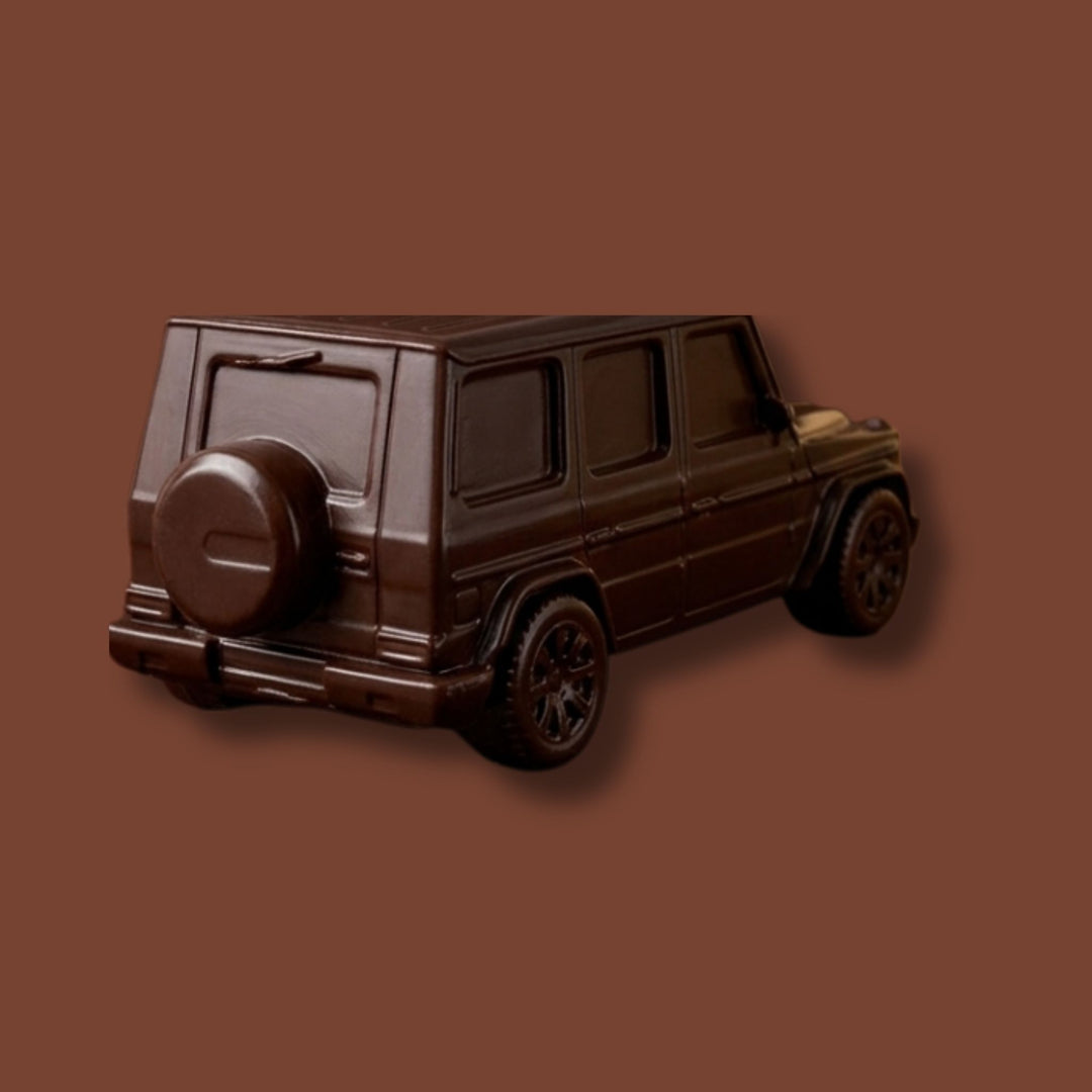Mercedes Clase G hecho de chocolate
