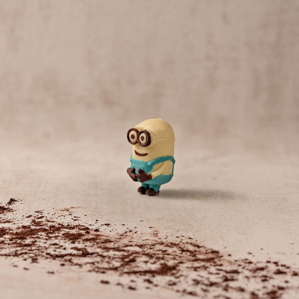 Minion aus Weiße un Zartbitter Schokolade