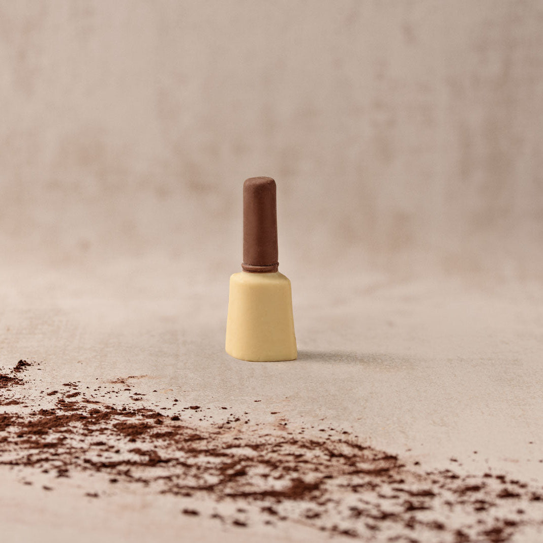 Nagellack aus Weiße und Vollmilch Schokolade , Schokoladengeschenk für Frauen 