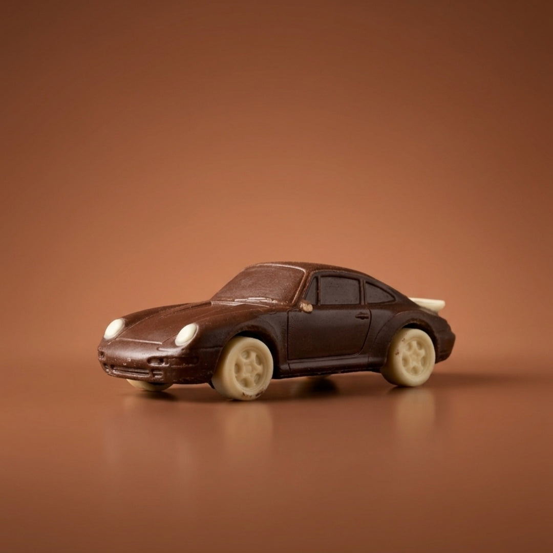 Porsche aus Schokolade