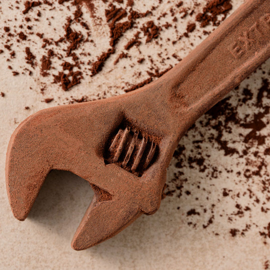 Rollgabelschluessel-aus.zartbitter-schokolade-detail