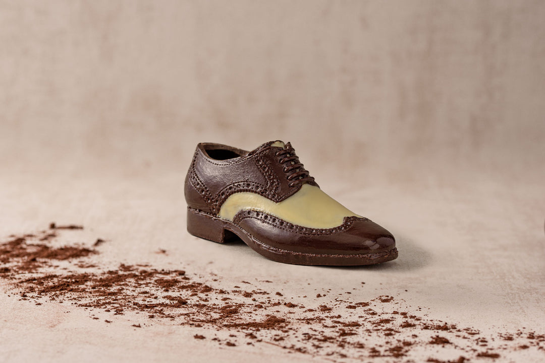 Schuh Mann lack aus Schokolade
