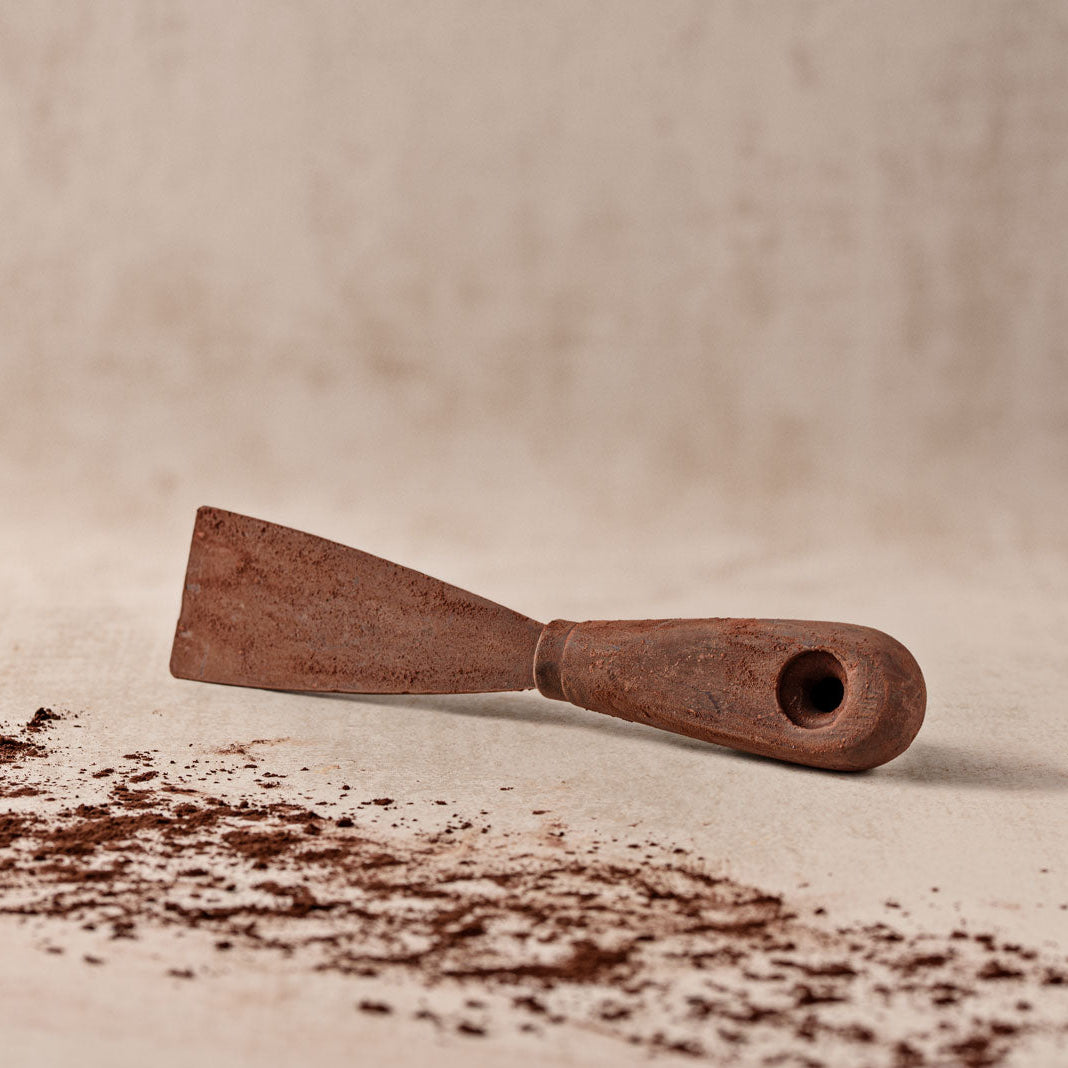 Spachtel aus Zartbitter Schokolade
