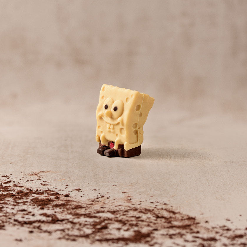 Spongebob us weiße Schokolade - Geschenk aus Schokolade