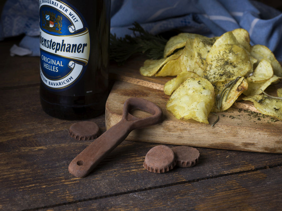 Flaschenöffner aus Schokolade