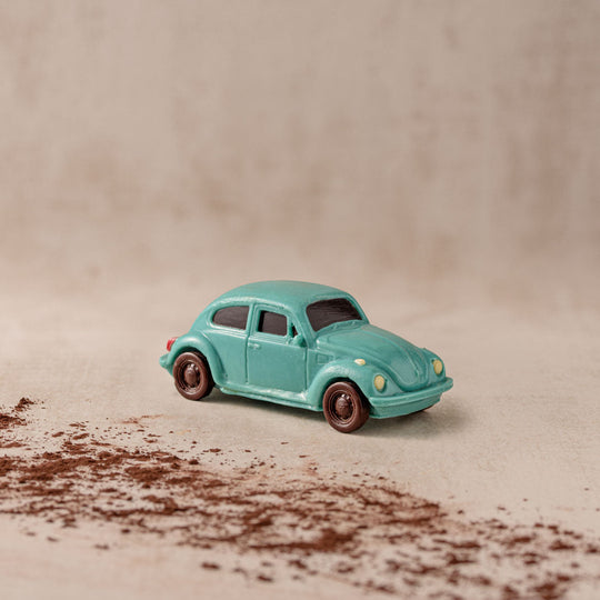 Vw Kefer blau aus Zartbitter  Schokolade 