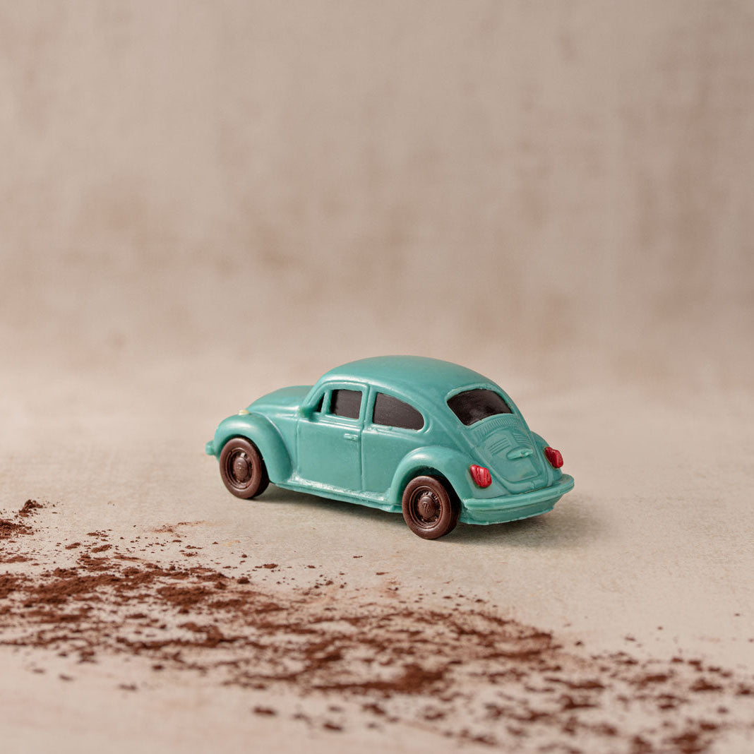 Vw Kefer blau aus Zartbitter  Schokolade 