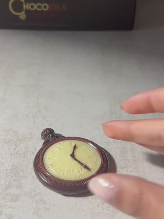 Reloj de bolsillo de chocolate